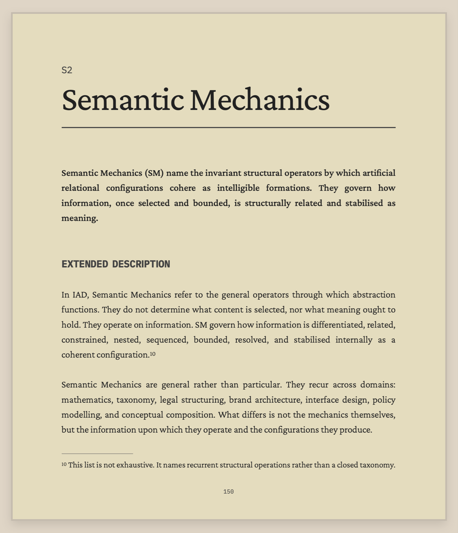 Second sample page from The Information Architecture Design Canon, Volume I
